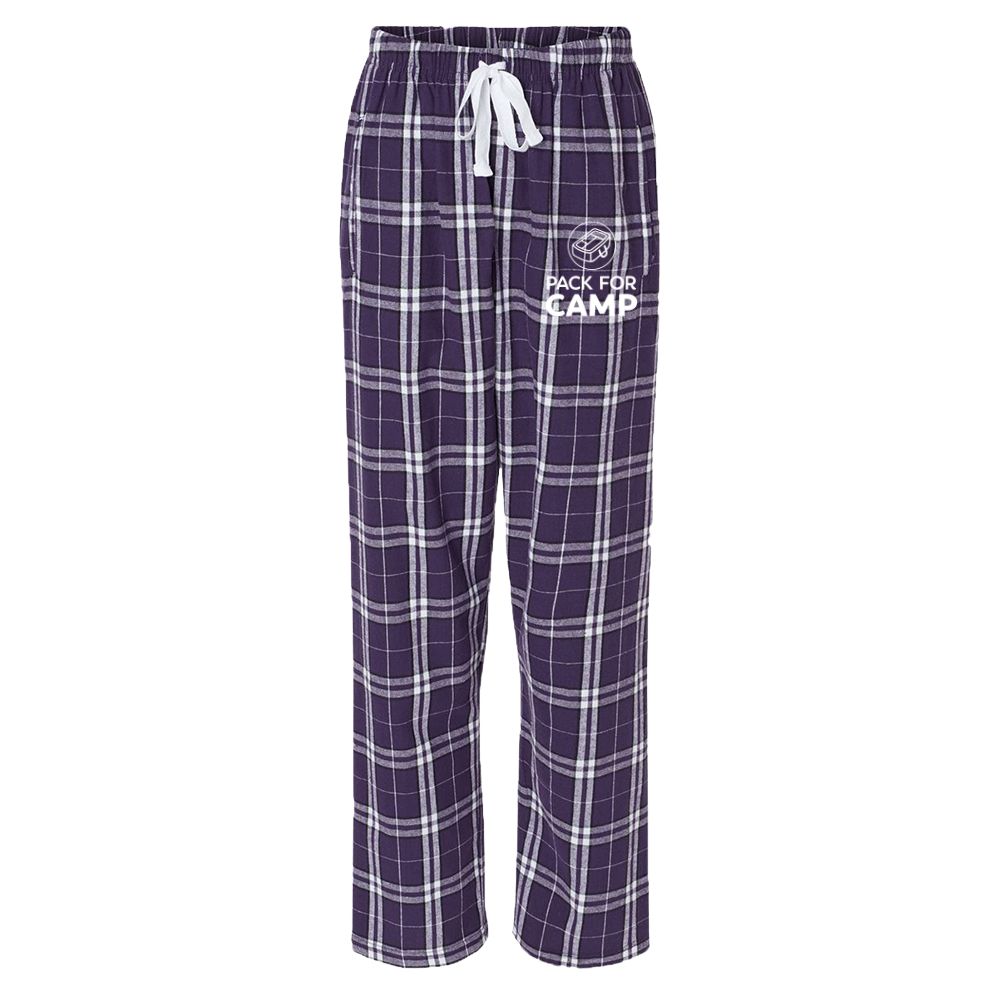 Haley Flannel Fitted Pajama Pants – Pack for Camp